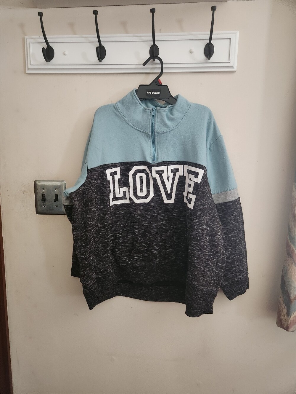 🎉 Love 3/4 Zip Pullover